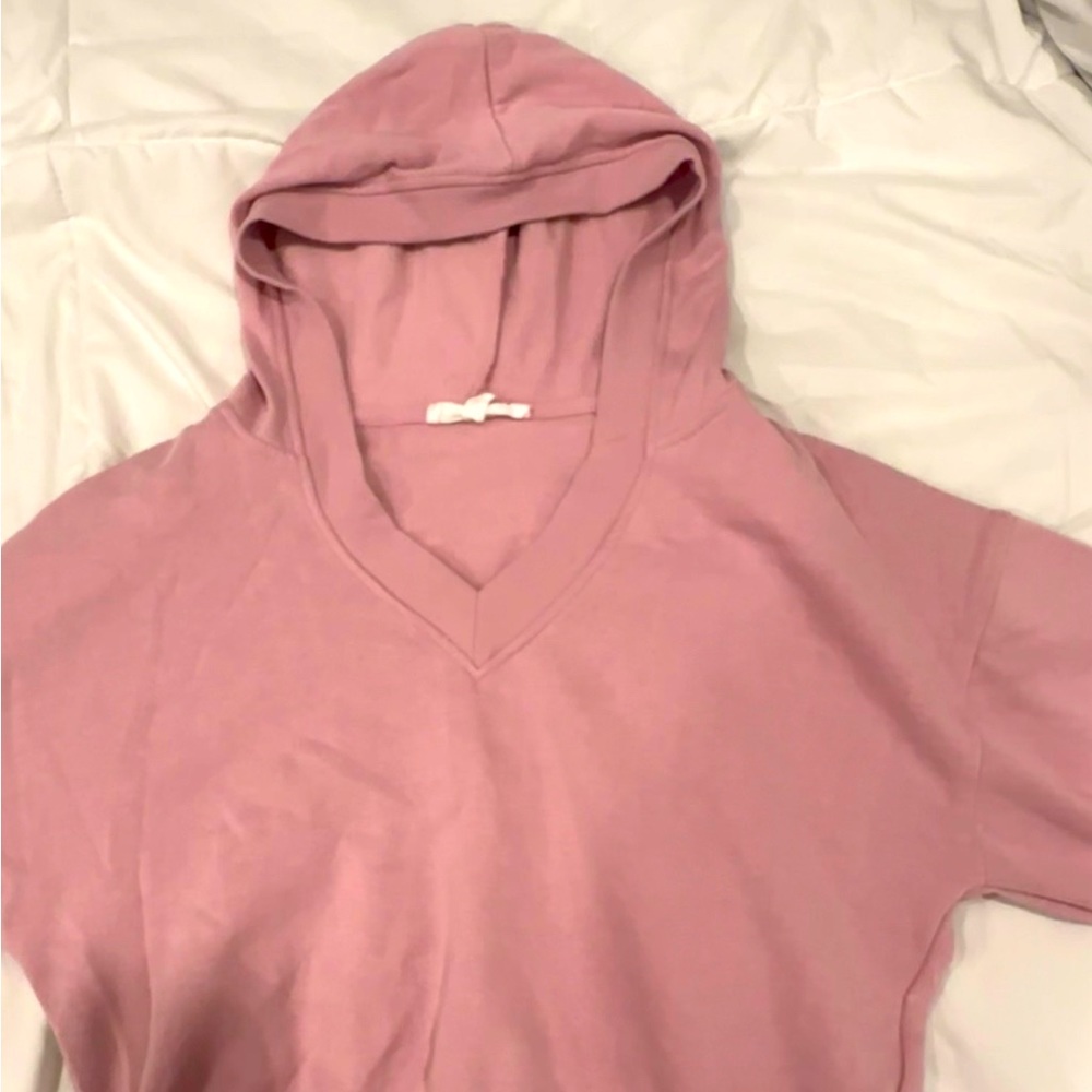 Cute Trendy Pink/Purple Cropped Hoodie